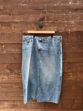 Madewell Denim Maxi Skirt Size 33